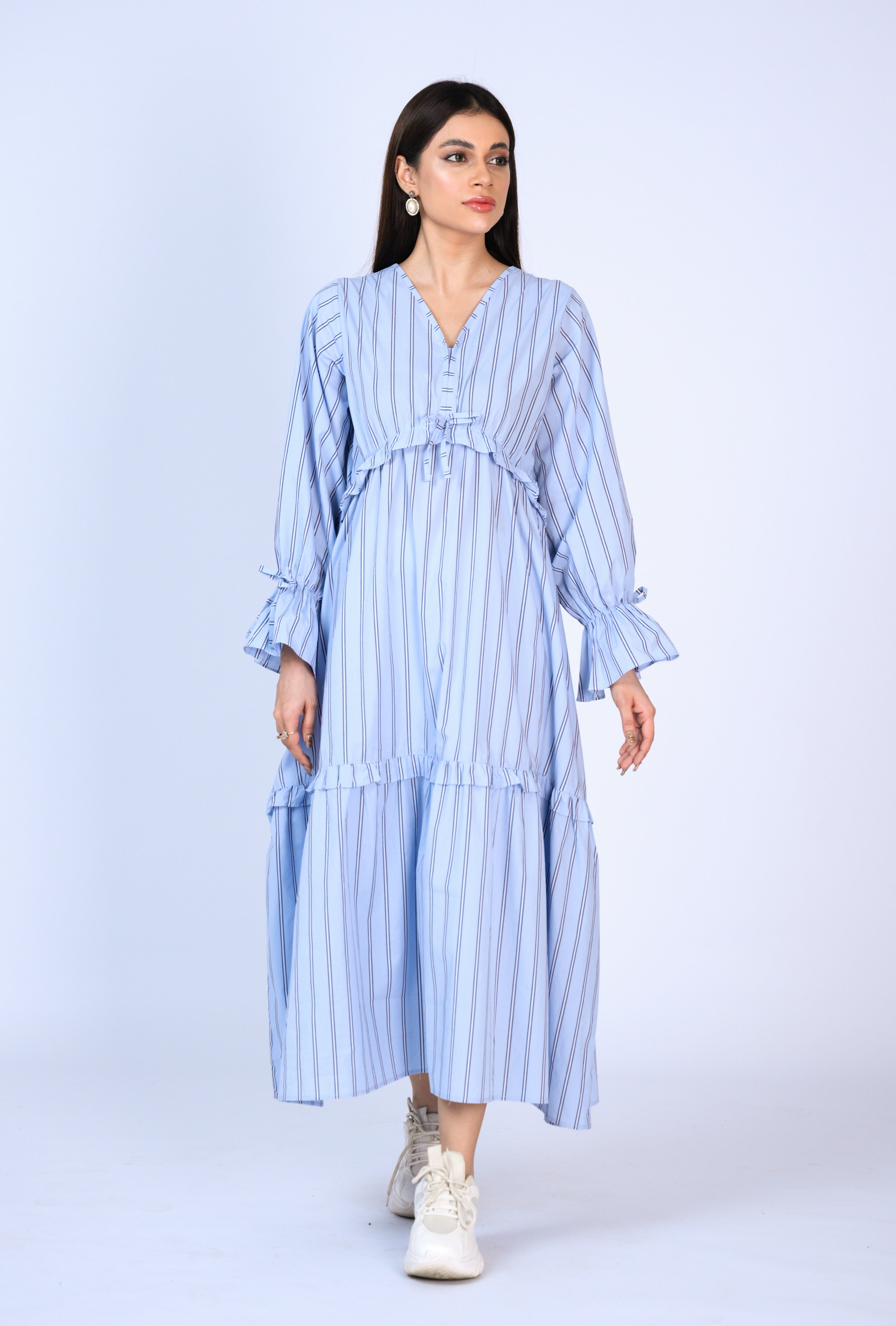 Skyline Stripes Maxi Dress Reality
