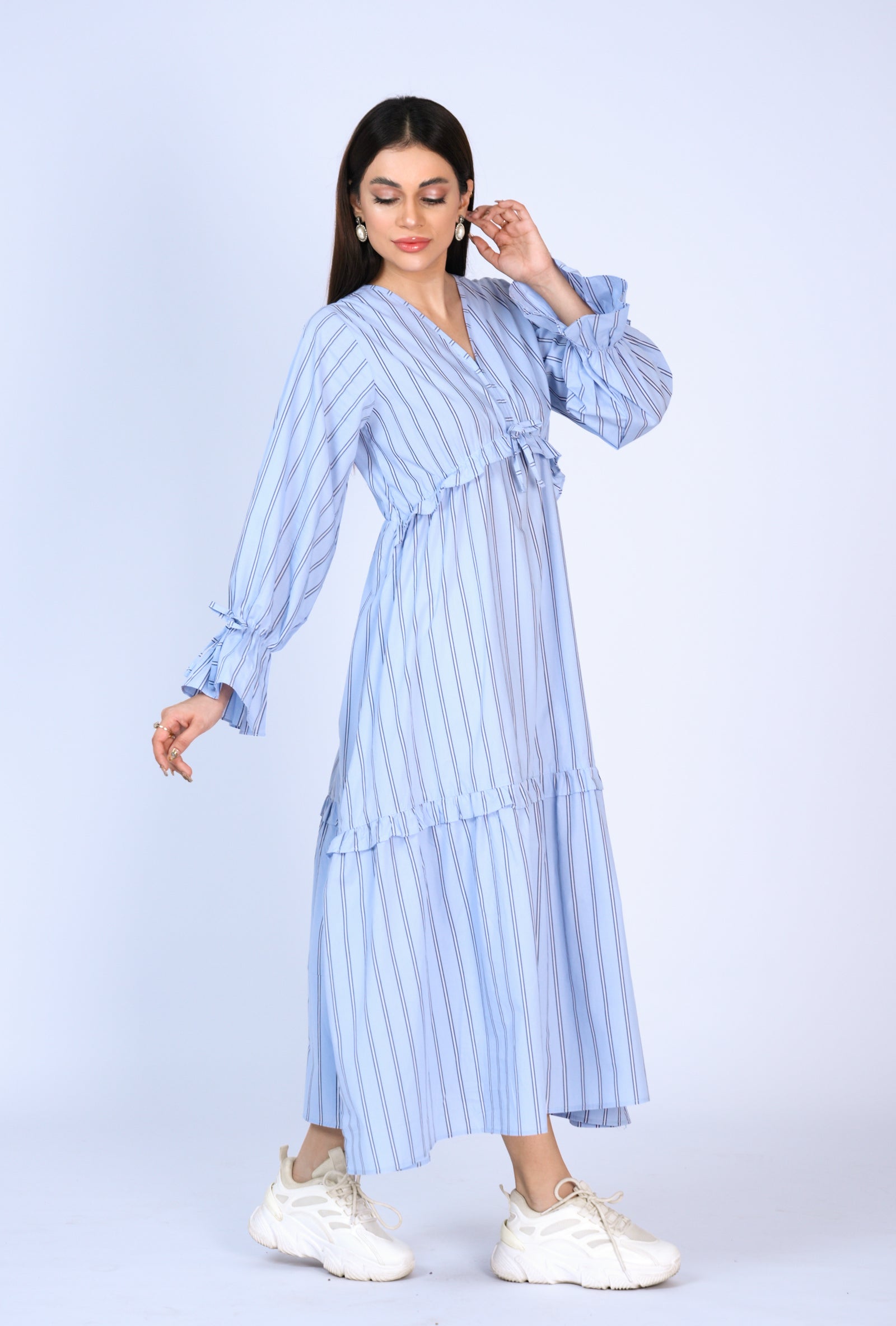 Skyline Stripes Maxi Dress Reality