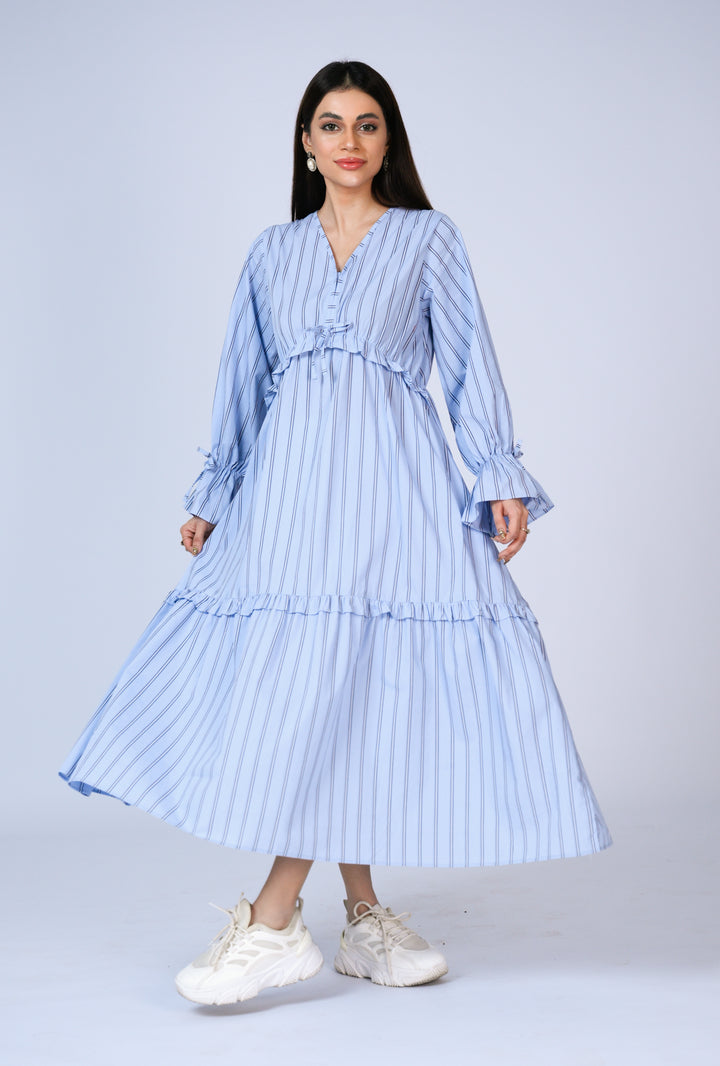 Skyline Stripes Maxi Dress Reality