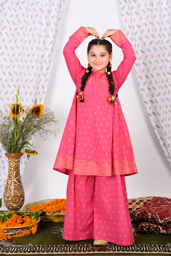 GIRLS 2 PIECE PINK DRESS Reality
