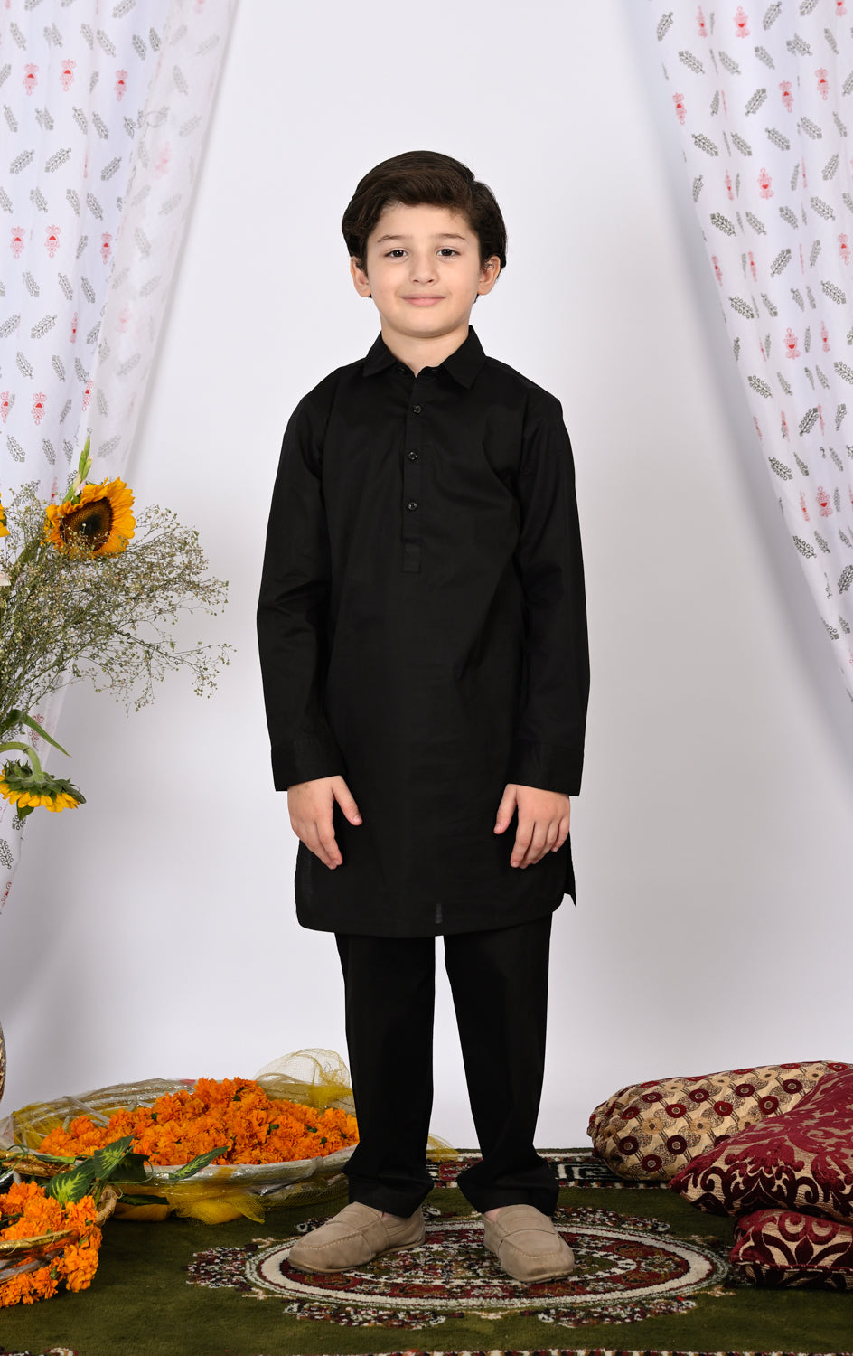 BOYS BLACK SHALWAR KAMEEZ Reality