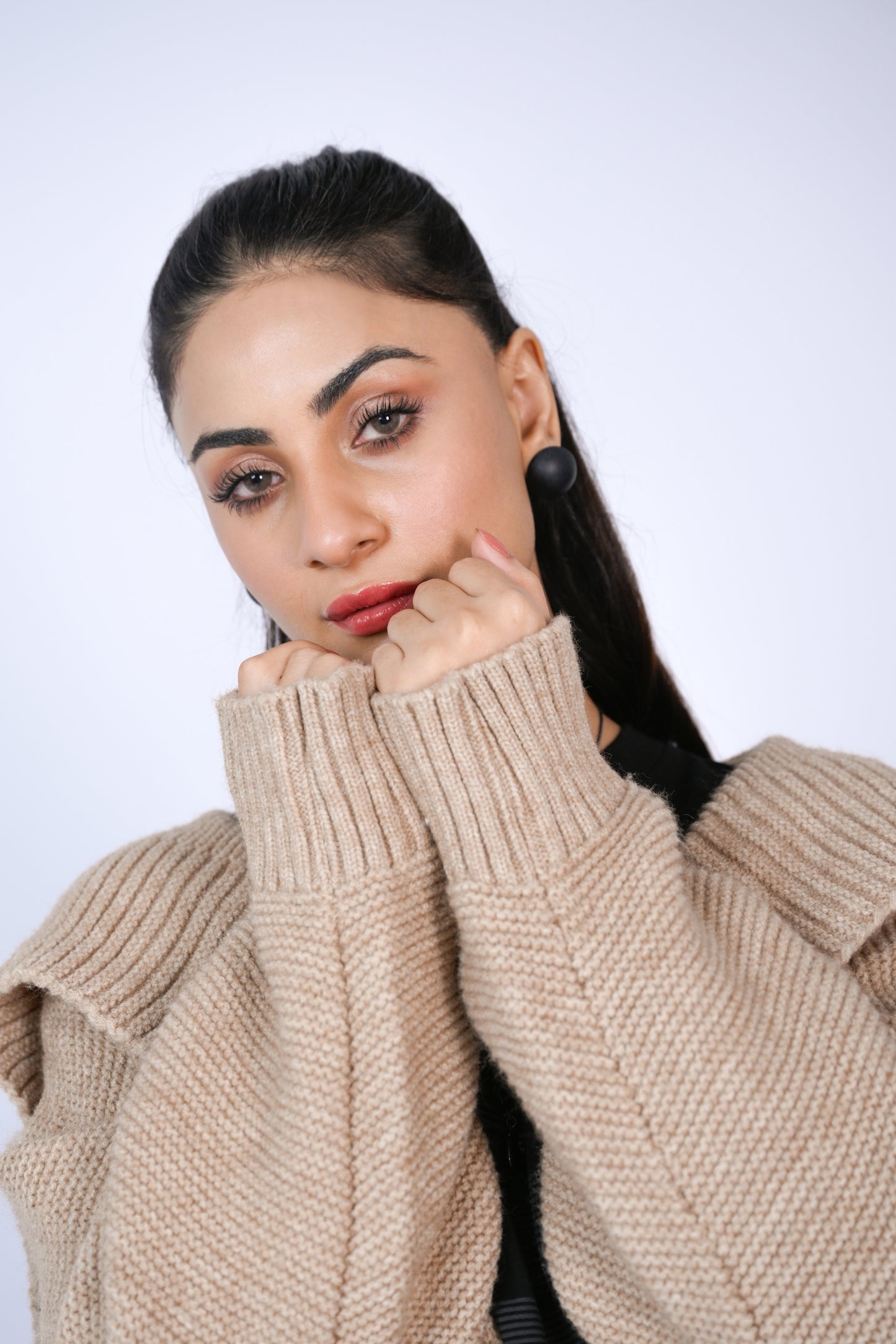 Oatmeal Hooded Longline Cardigan Reality