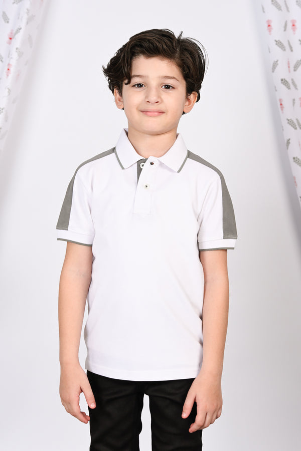 BOYS WHITE POLO Reality