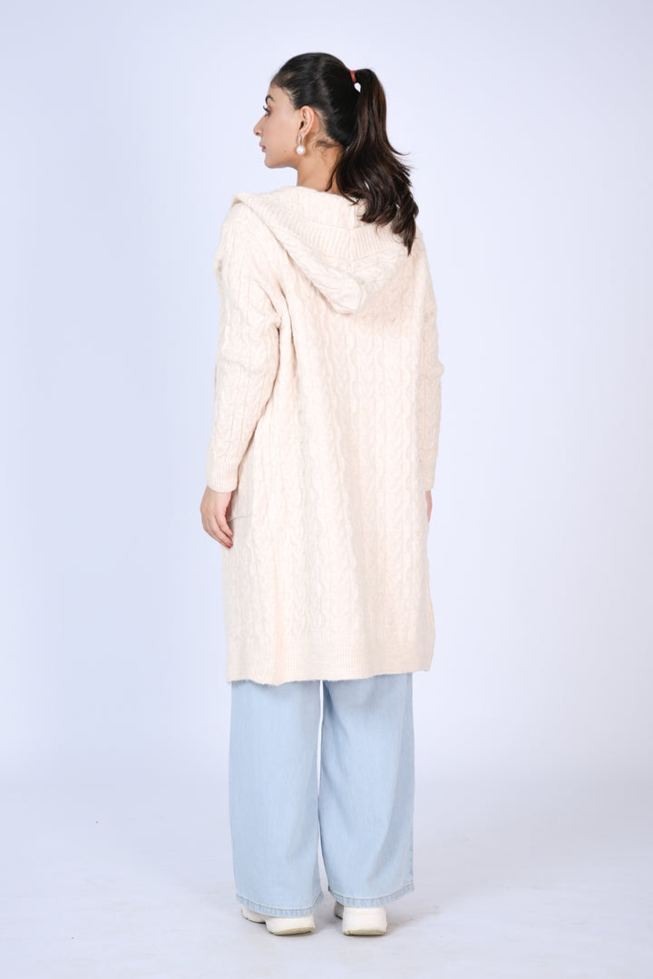 Women's Hooded Cardigan with Toggle Fasteners Reality