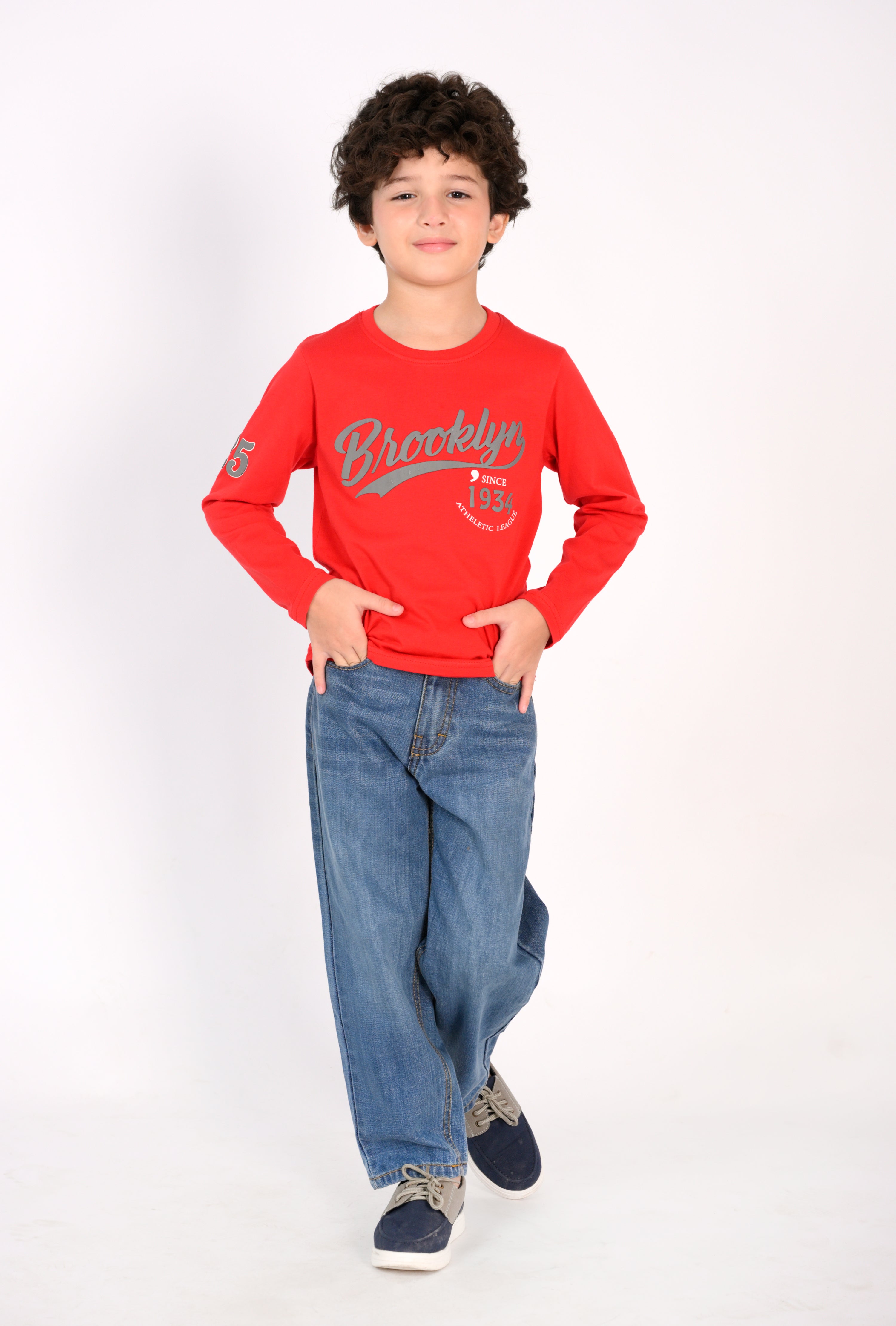 Red Brooklyn Athletic League T-Shirt Reality