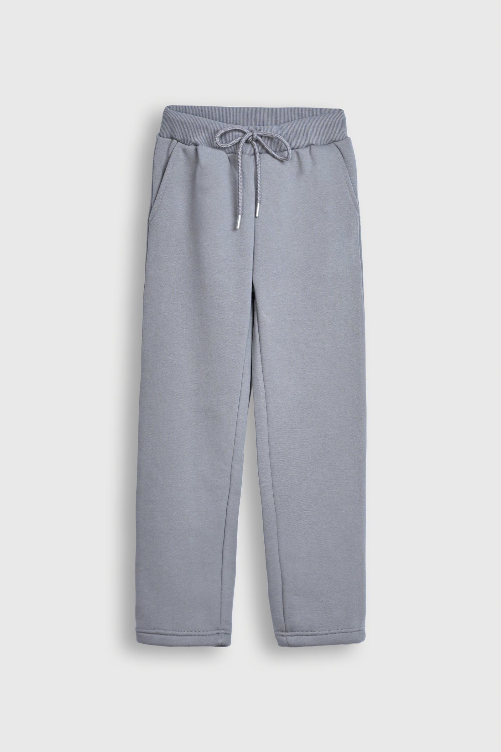 OPEN BOTTOM LIGHT GREY TROUSER Reality