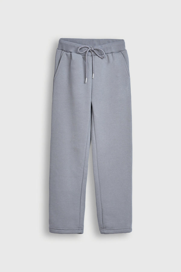 OPEN BOTTOM LIGHT GREY TROUSER Reality