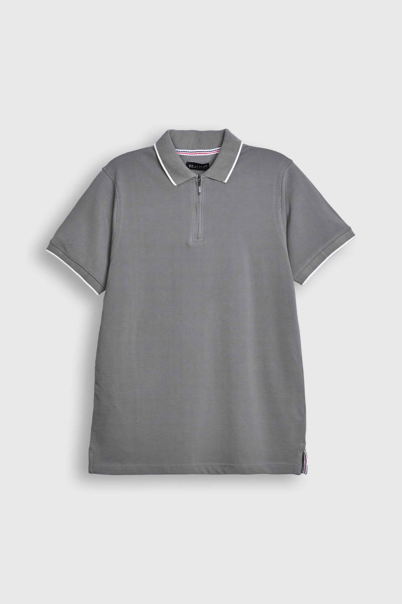 MEN DARK GREY POLO Reality