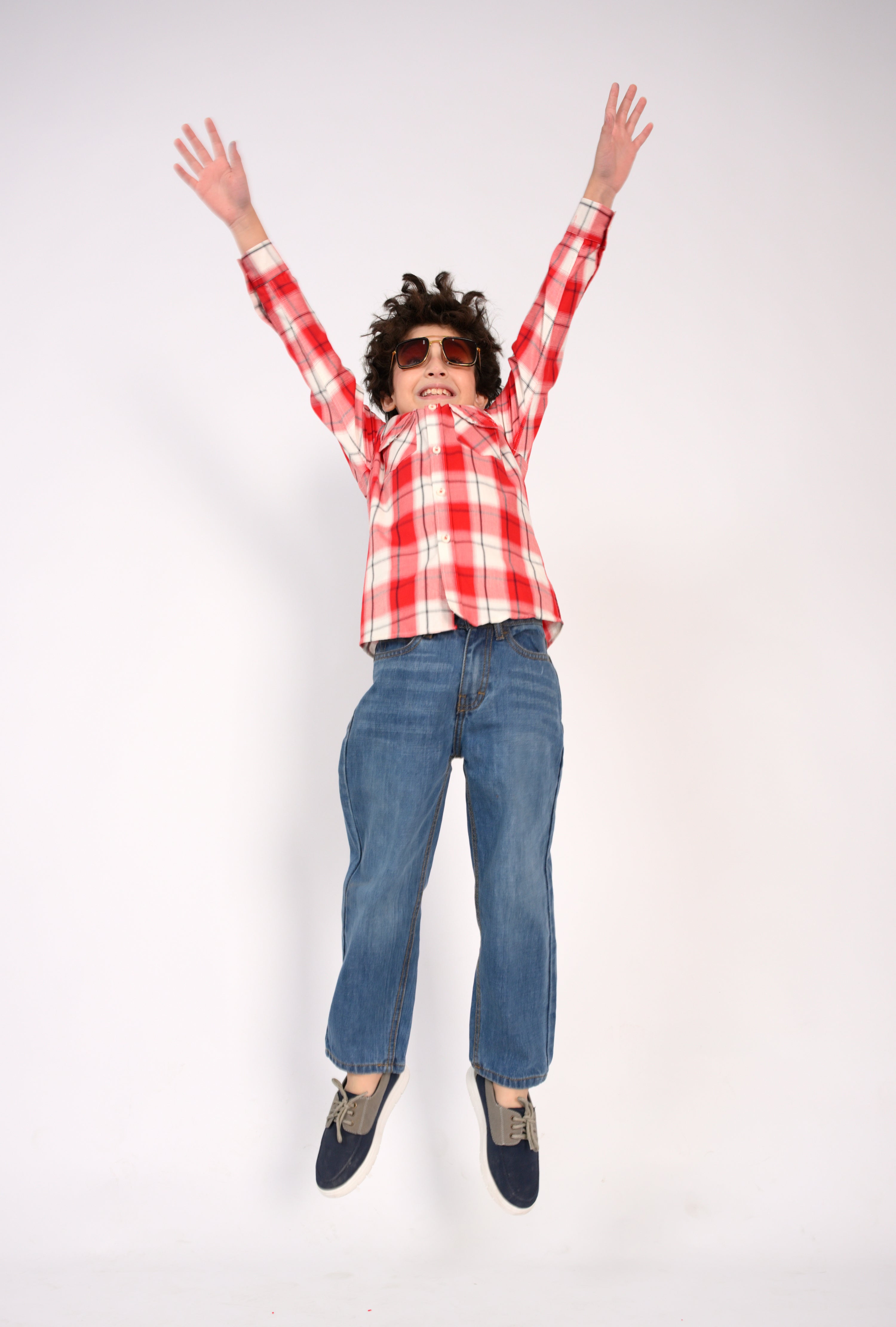 Red & White Brushed Plaid Flannel Shirt Reality