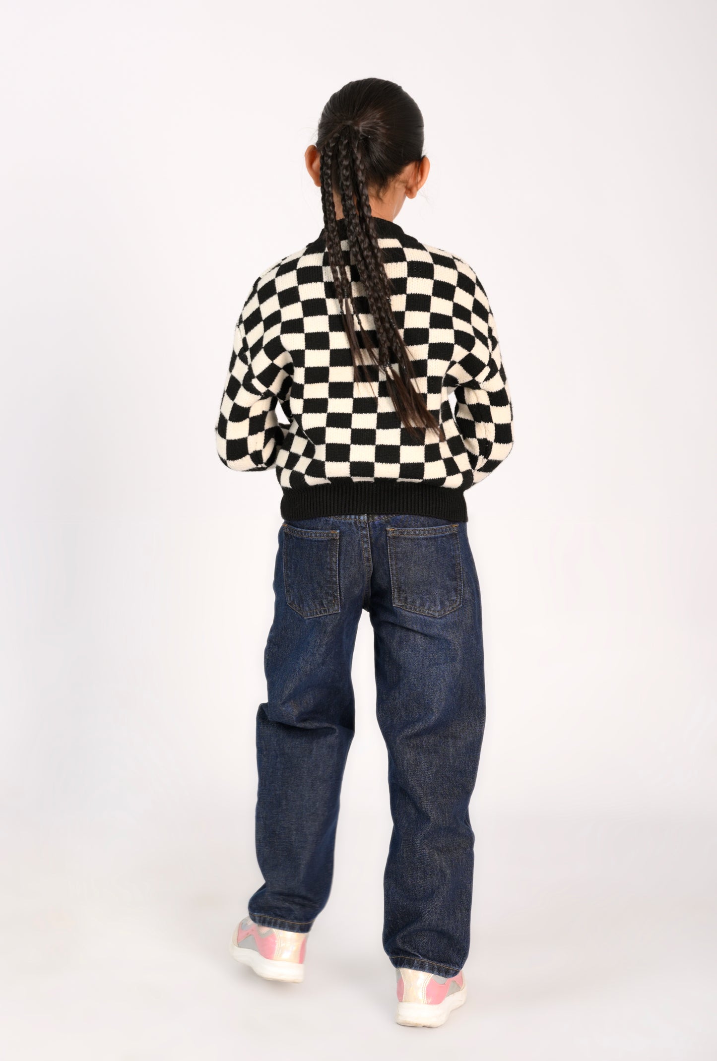 Jumping for Joy in Cable Knit Reality