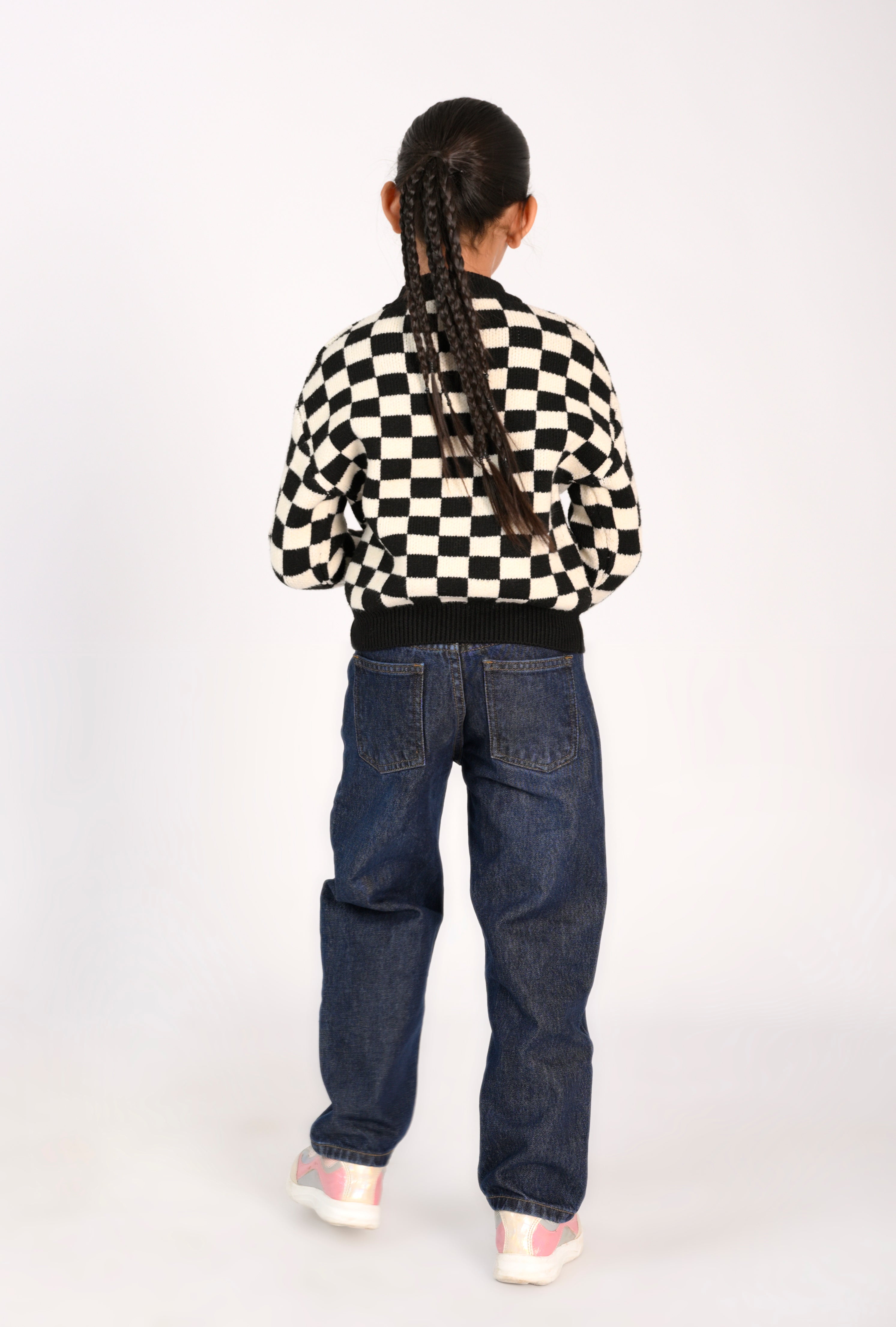 Jumping for Joy in Cable Knit Reality