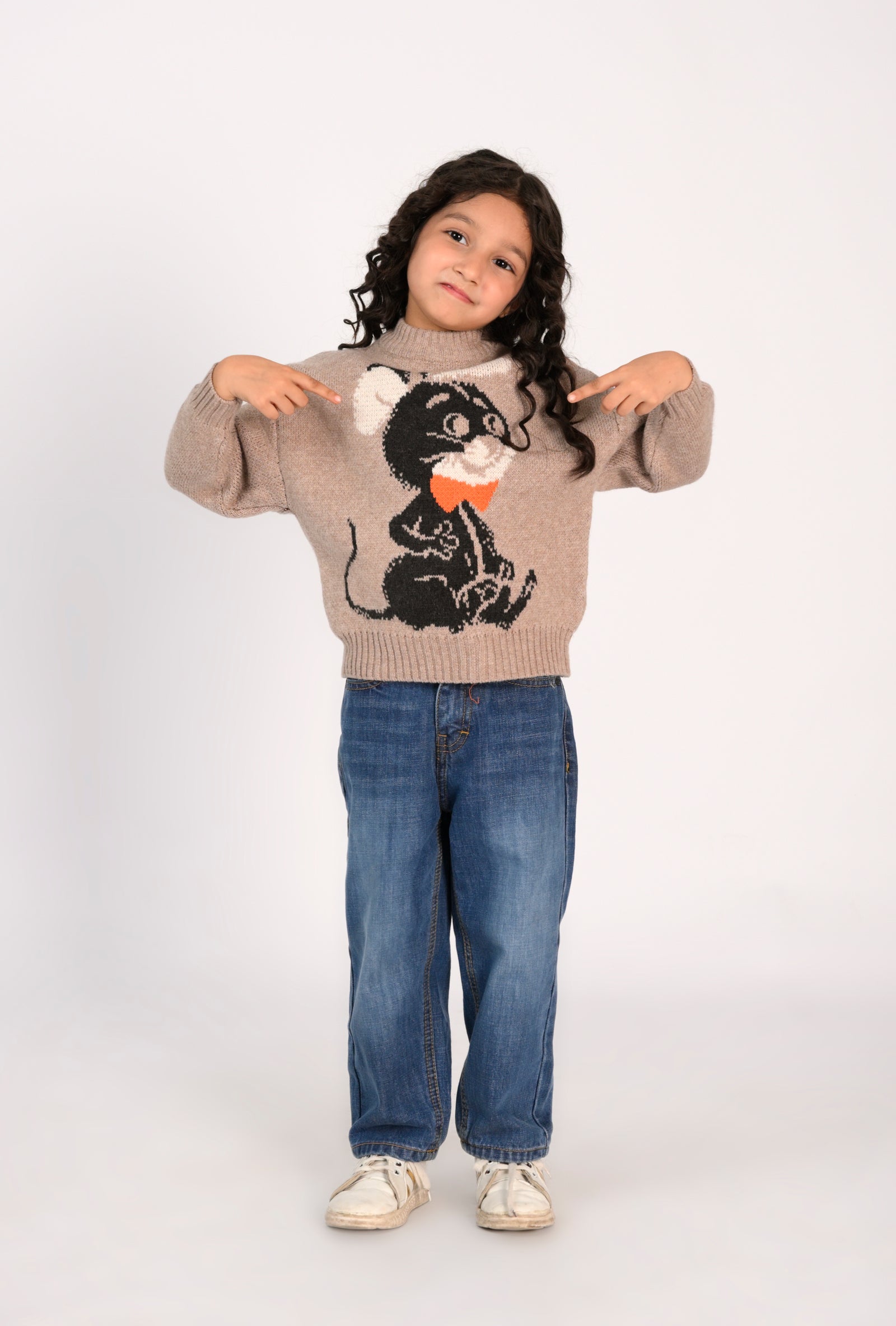 Girl in Cat Sweater Reality