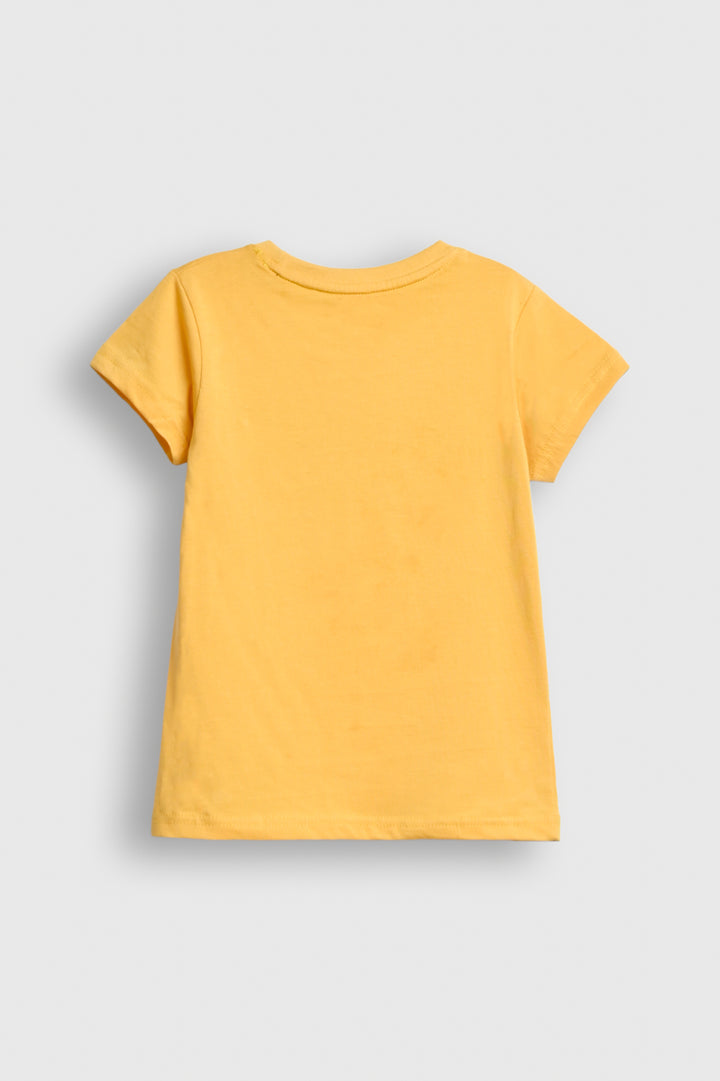"Young & Free" Floral Print T-Shirt for Girls Reality