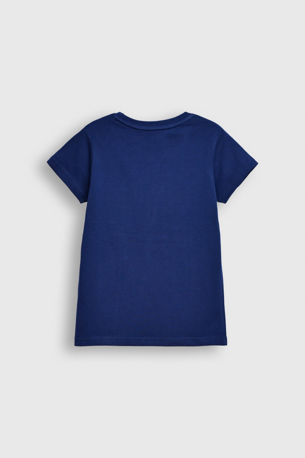 Navy Blue Minnie Mouse Graphic T-Shirt for Girls – Cartoon Print Reality