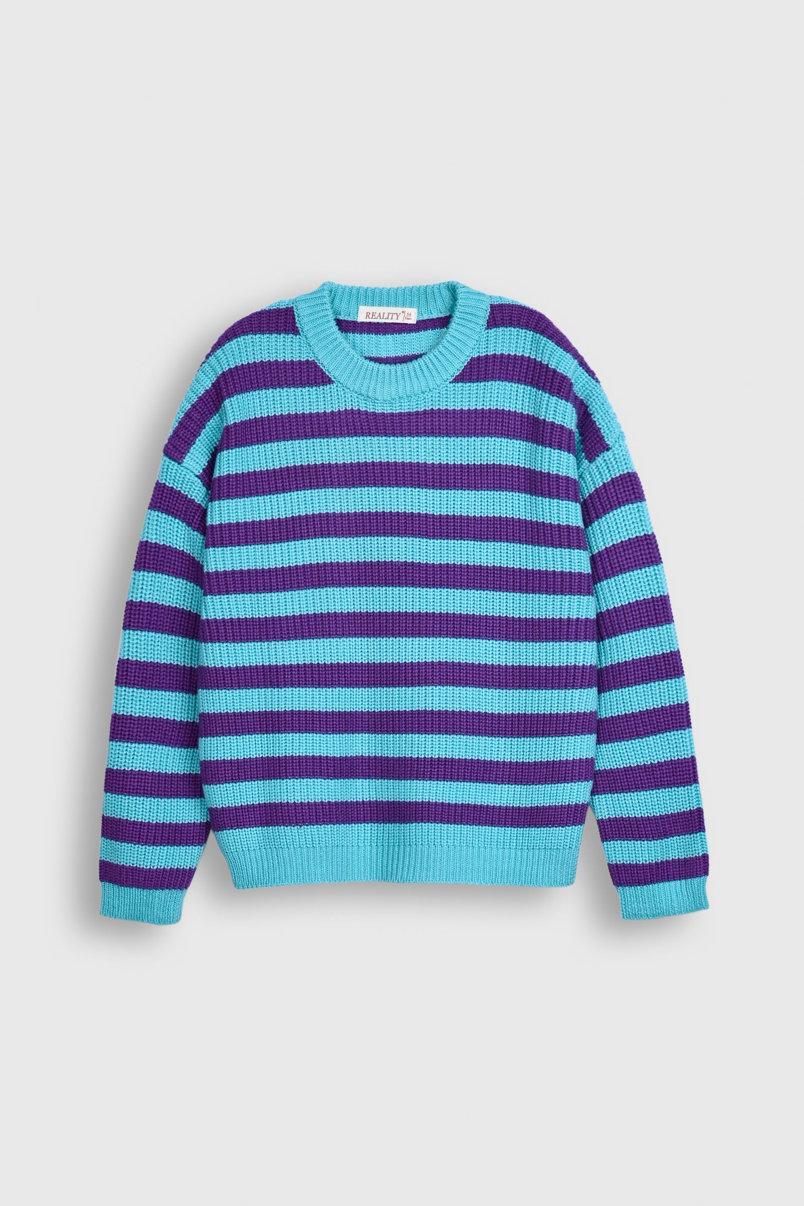 Electric Ripple Knit Sweater Reality