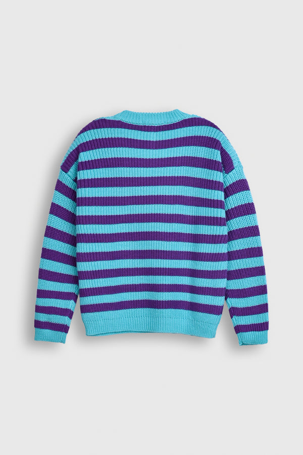 Electric Ripple Knit Sweater Reality