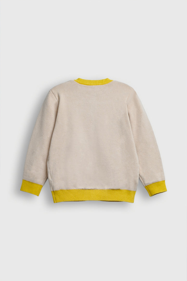 Mushroom Graphic Knit Cardigan Reality