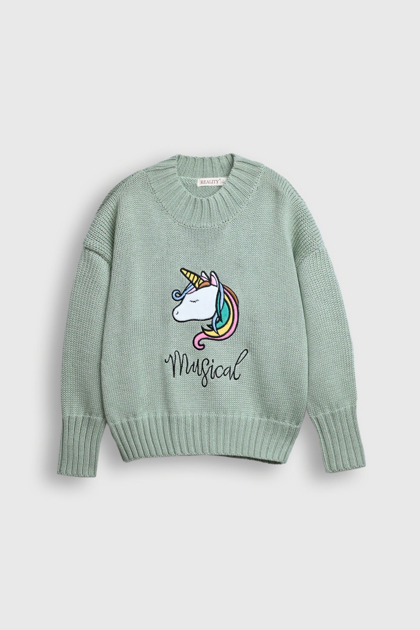 Unicorn Graphic Sweater Reality