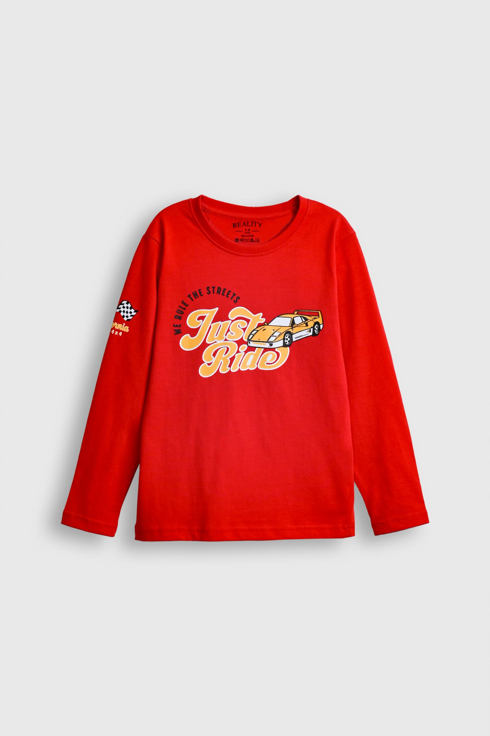 Just Ride Street Racer Tee Reality