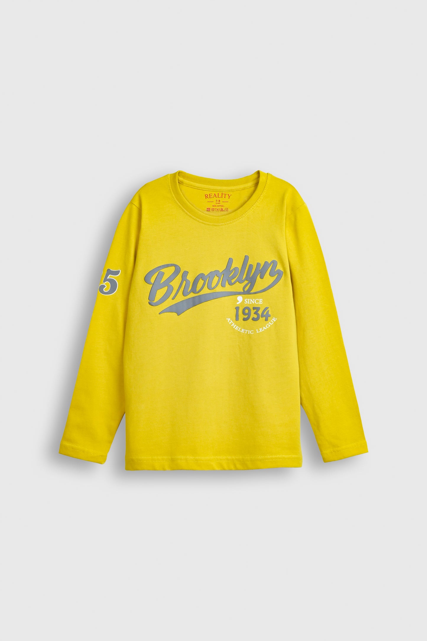 Yellow Brooklyn Graphic T-Shirt Reality