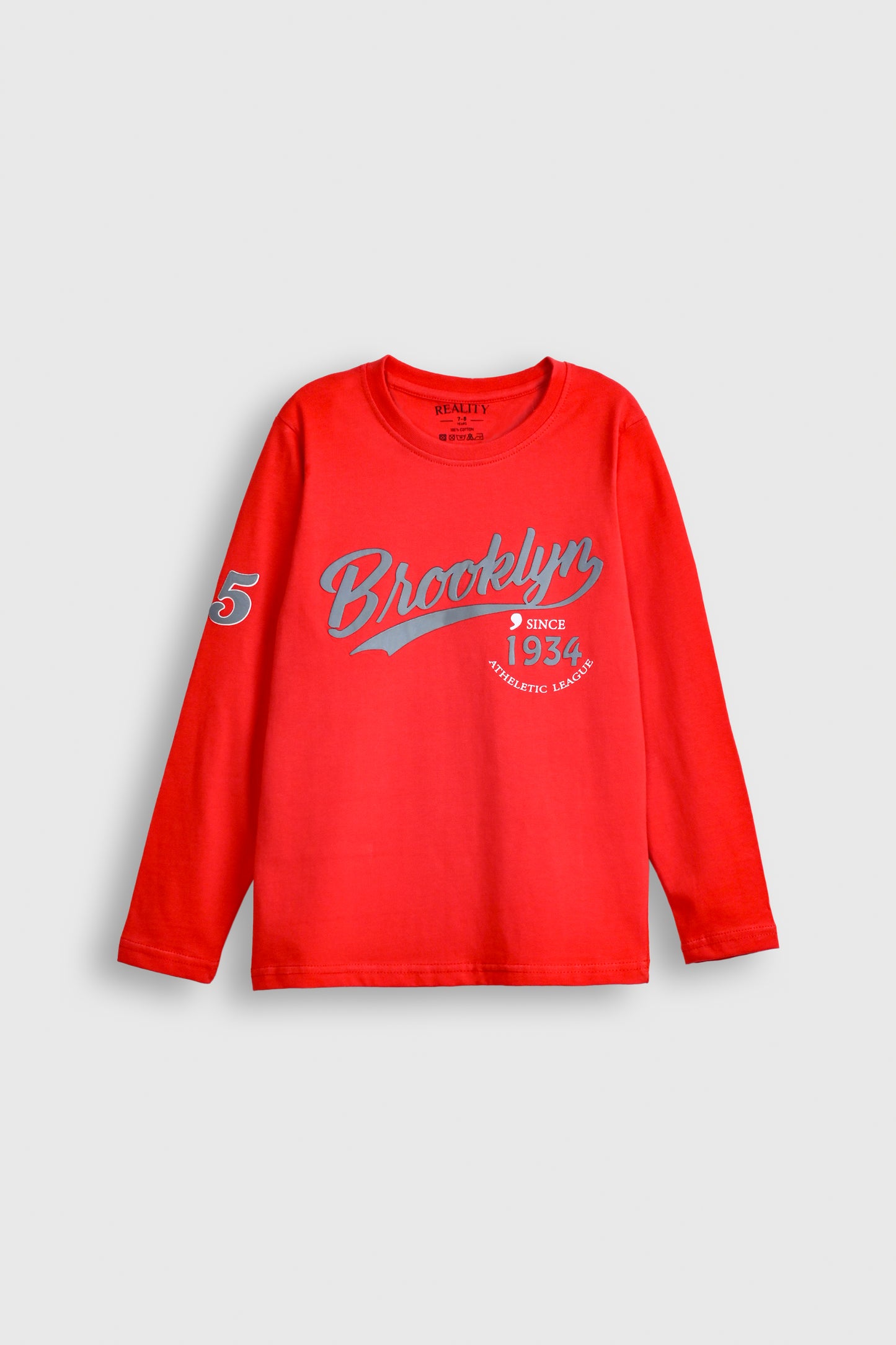 Red Brooklyn Athletic League T-Shirt Reality
