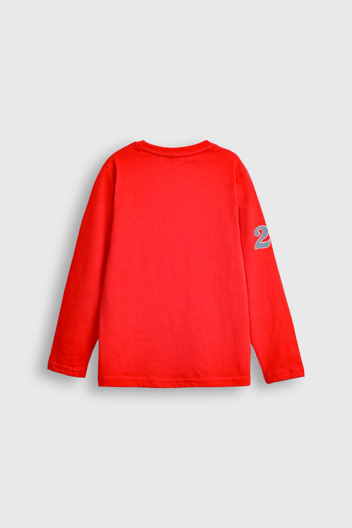 Red Brooklyn Athletic League T-Shirt Reality