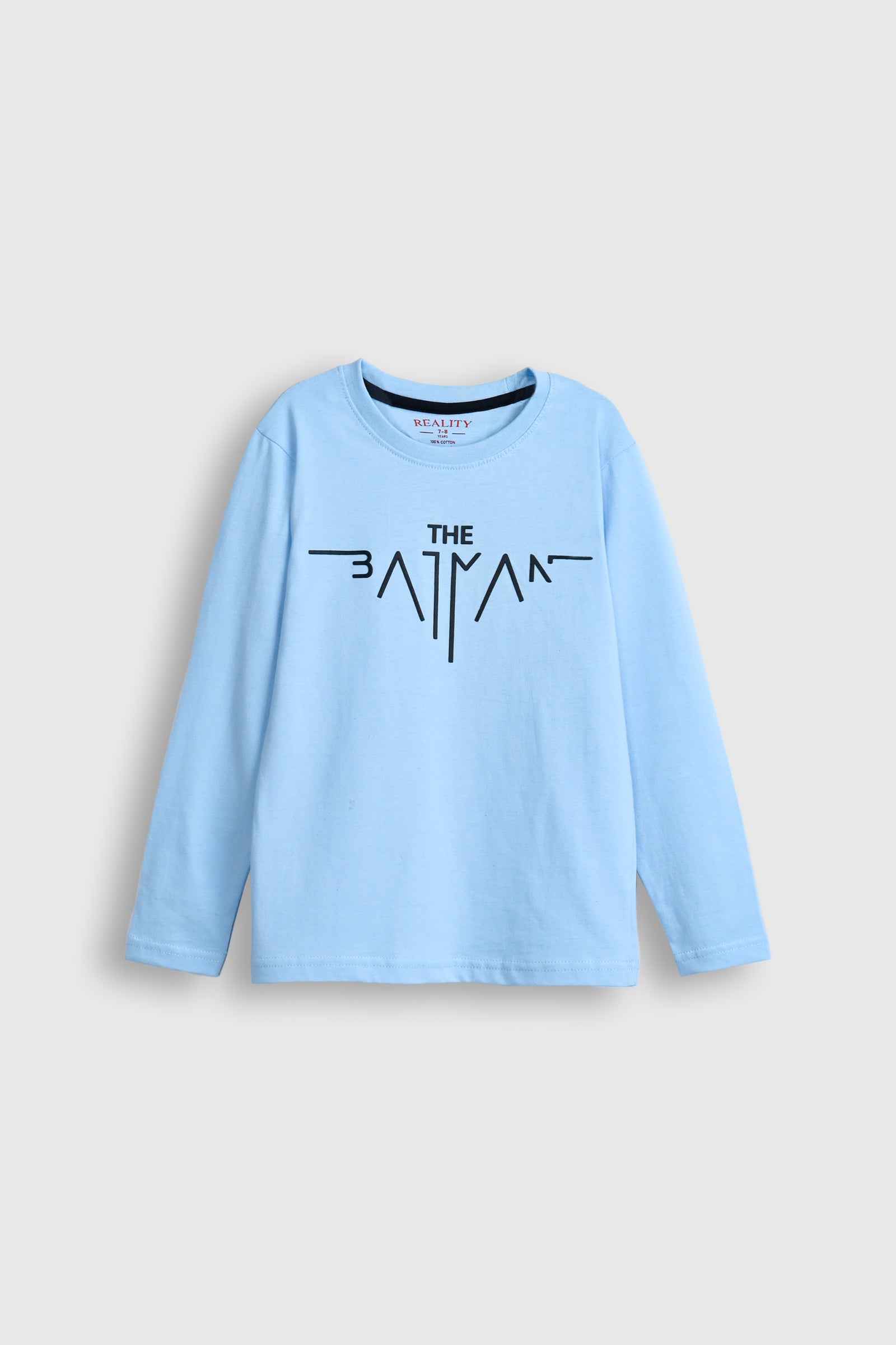 The Batman Sky Blue Long Sleeve Tee Reality