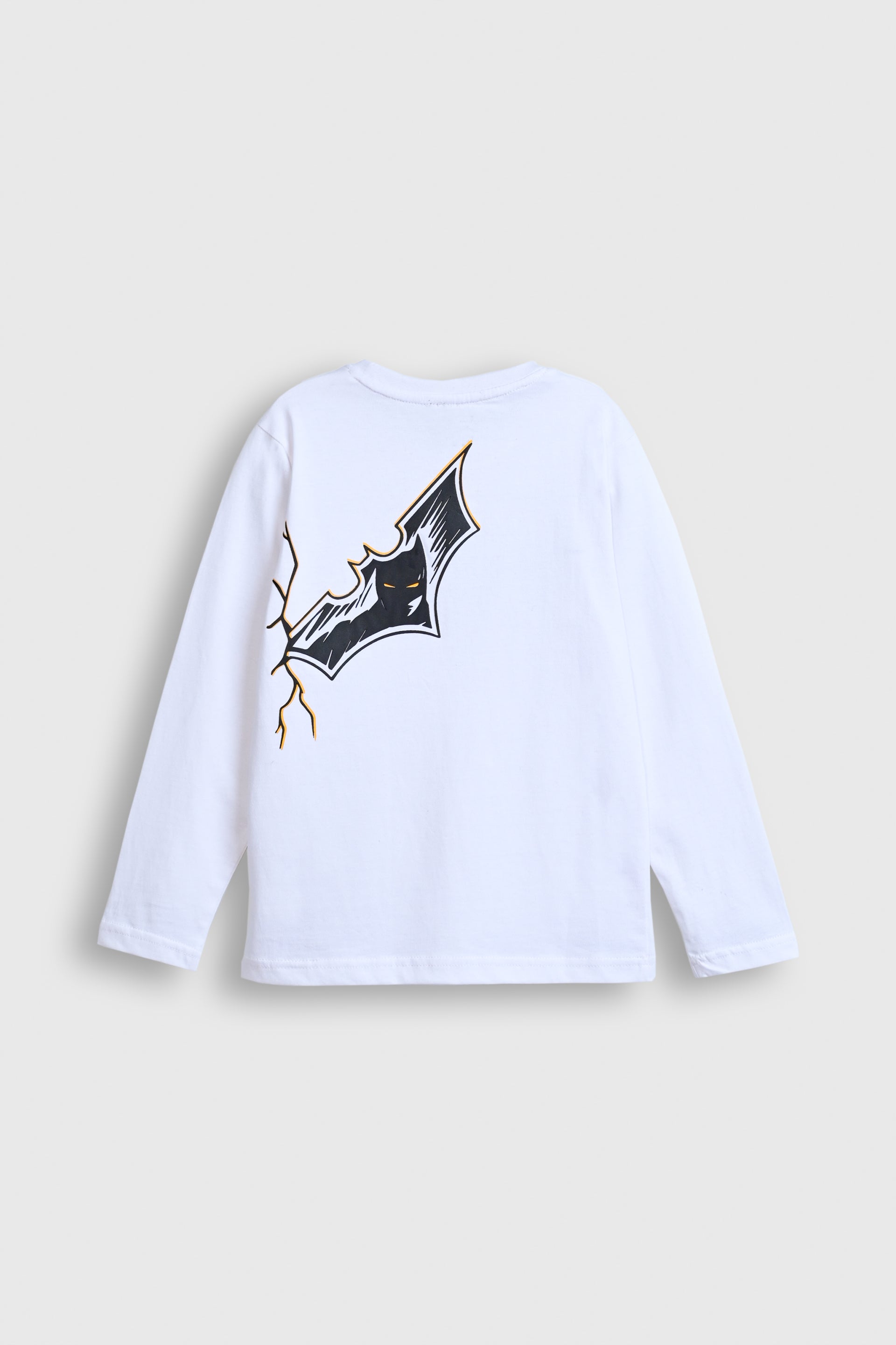 The Batman Classic White Long Sleeve Tee Reality