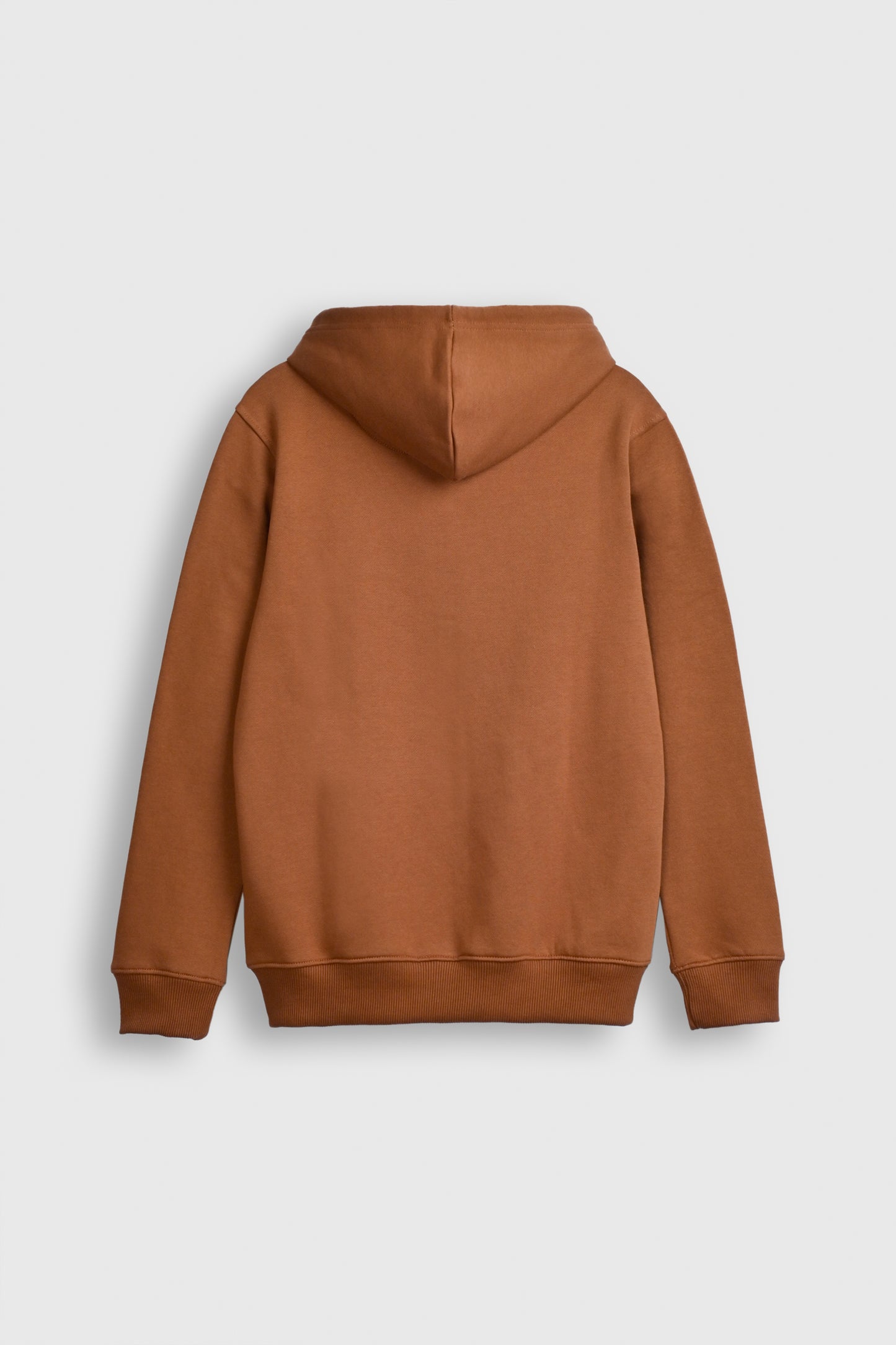 Rust Zip-Up Fleece Hoodie Reality