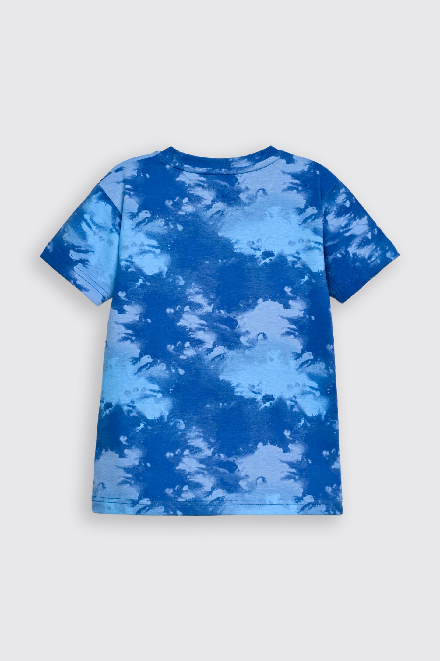 IMPORTED PRINTED BLUE T-SHIRT