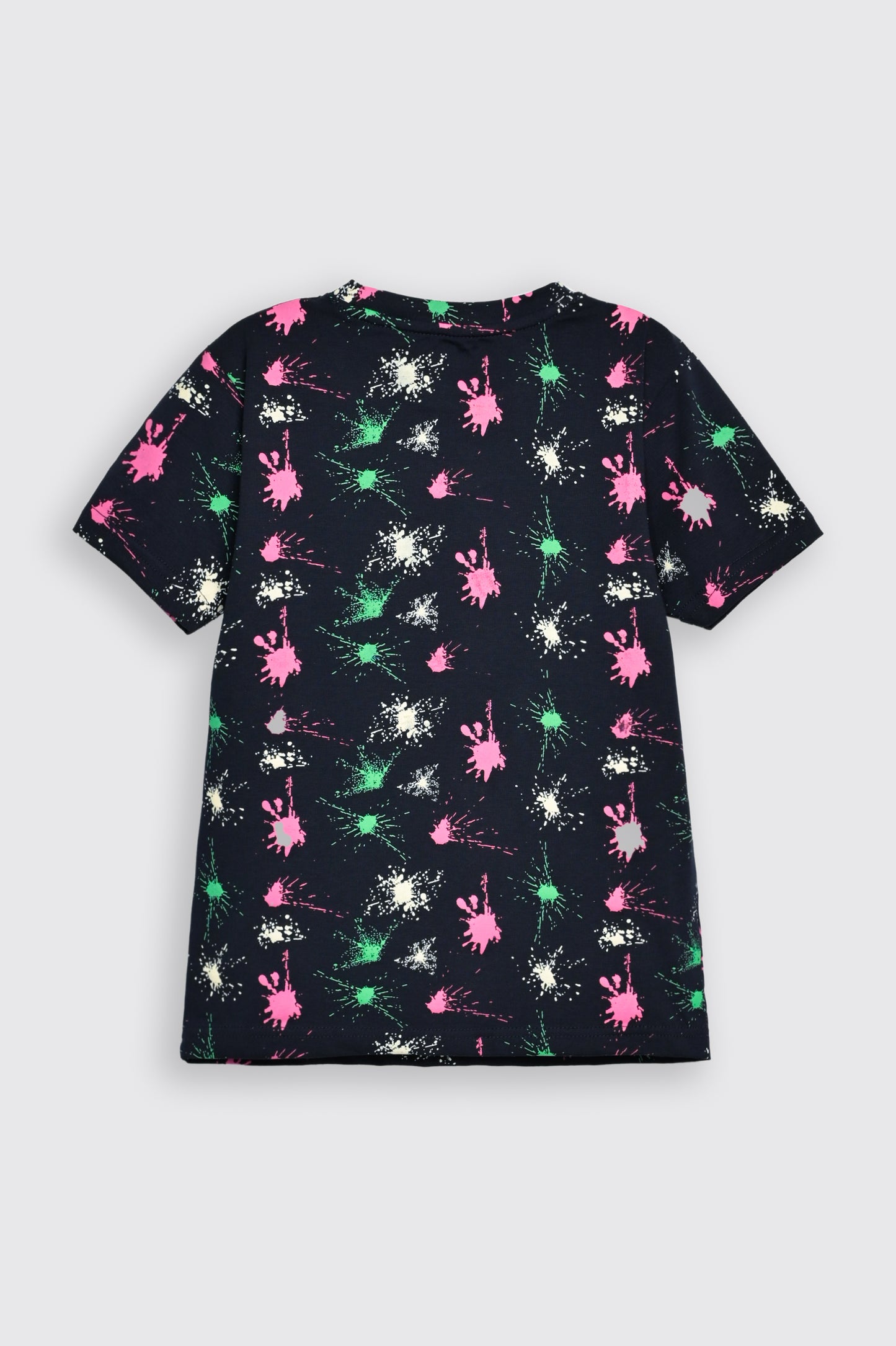 BLACK PRINTED T-SHIRT