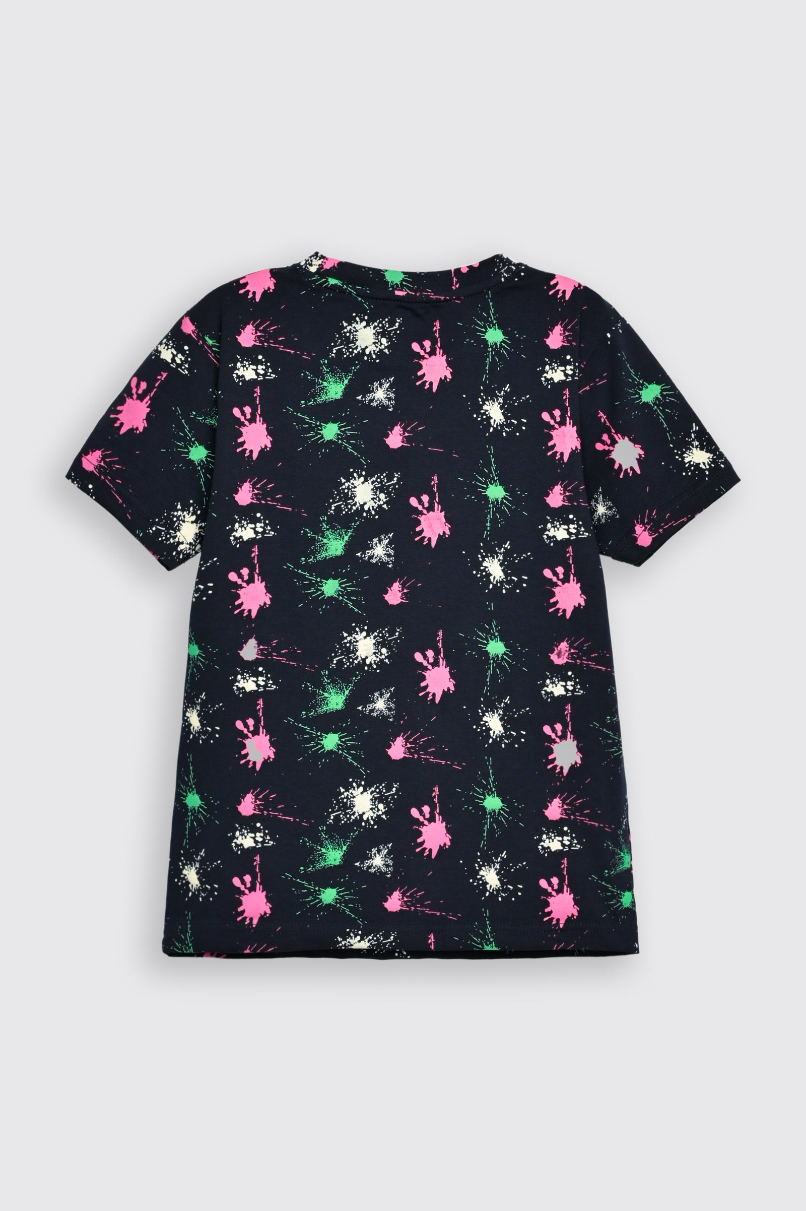 BLACK PRINTED T-SHIRT Reality