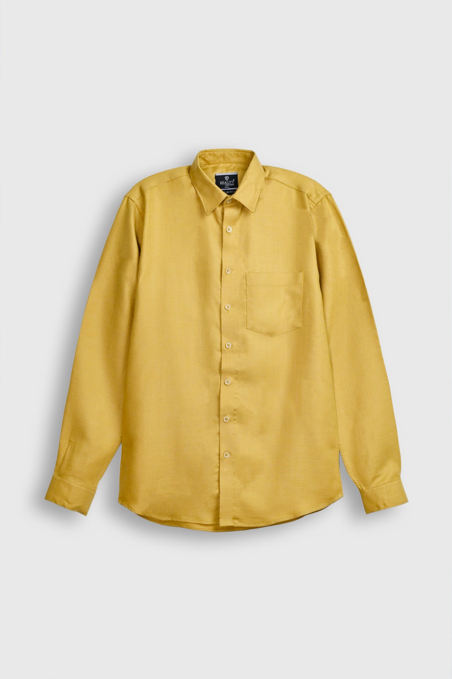 Golden Mustard Classic Cotton Shirt Reality