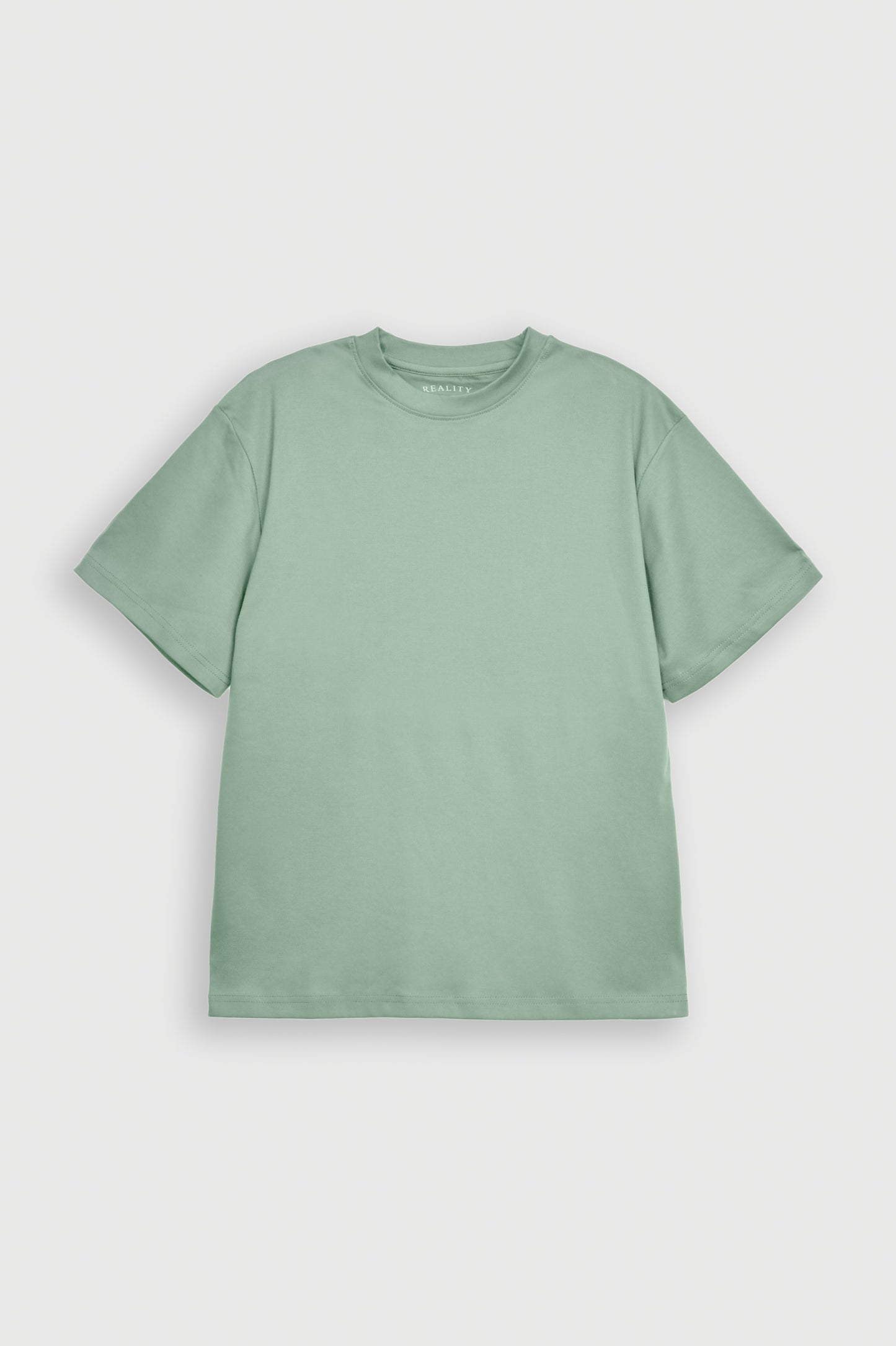 DOWN SHOULDER OLIVE T-SHIRT