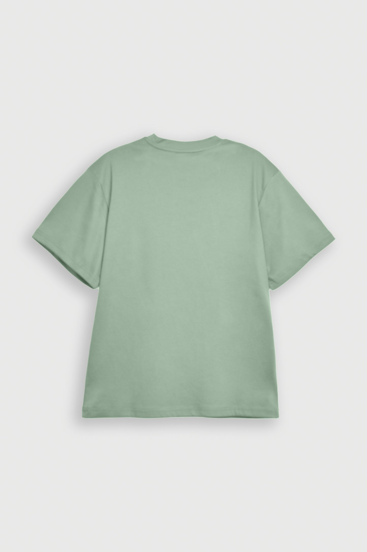 DOWN SHOULDER OLIVE T-SHIRT