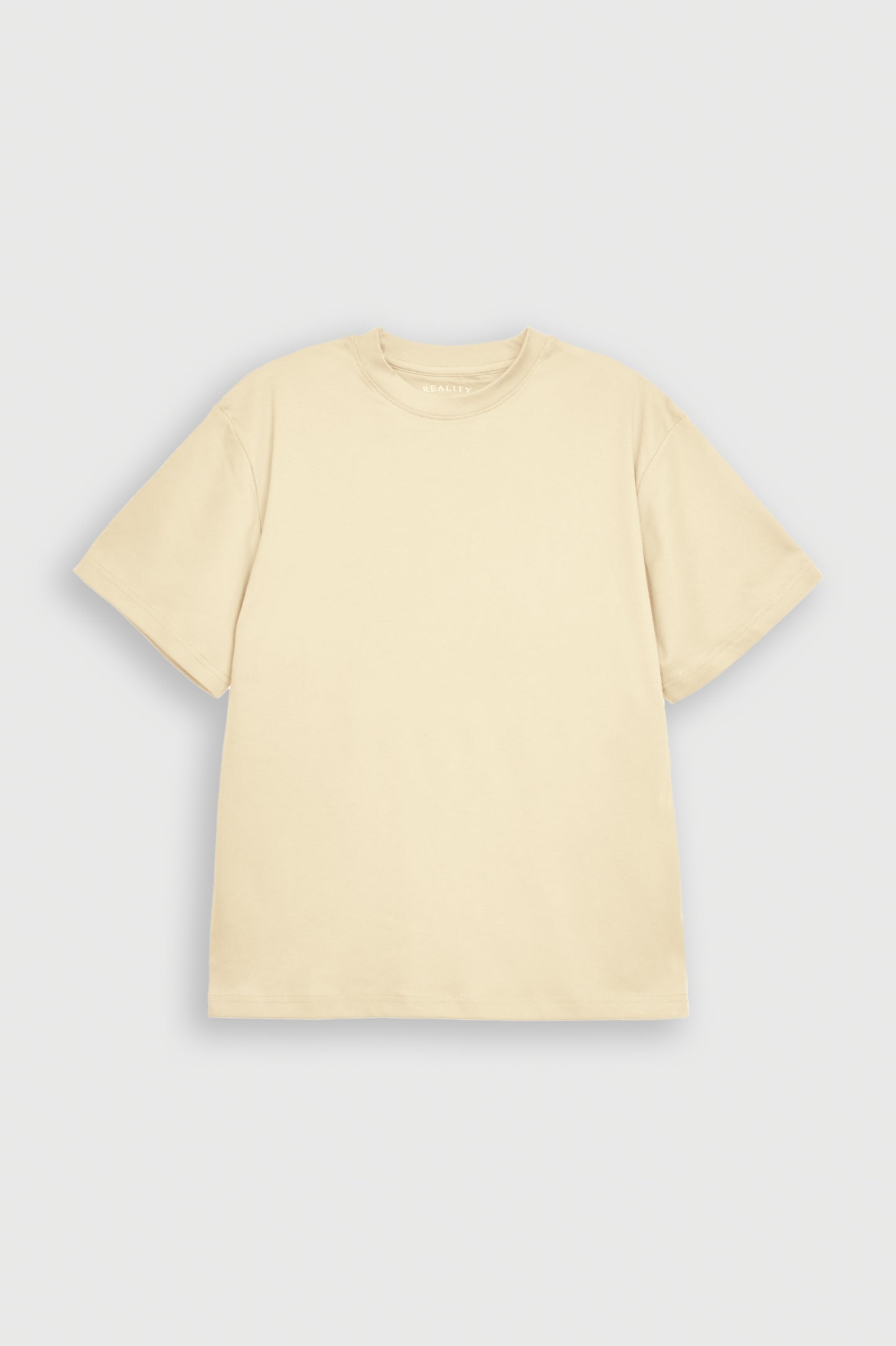 DOWN SHOULDER CREAM T-SHIRT