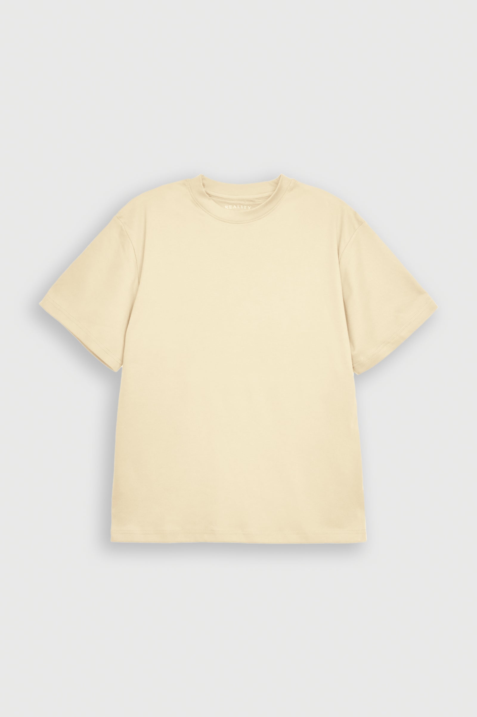 DOWN SHOULDER CREAM T-SHIRT