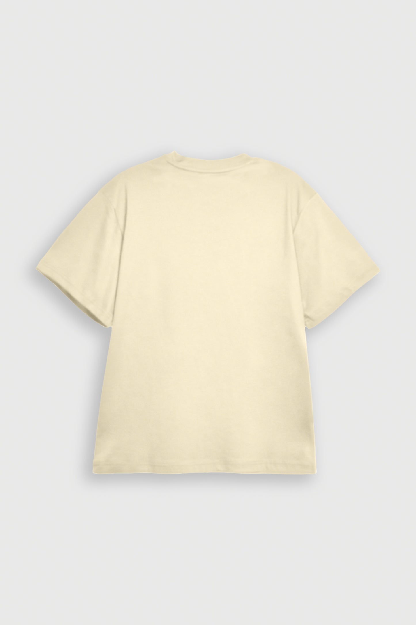 DOWN SHOULDER CREAM T-SHIRT