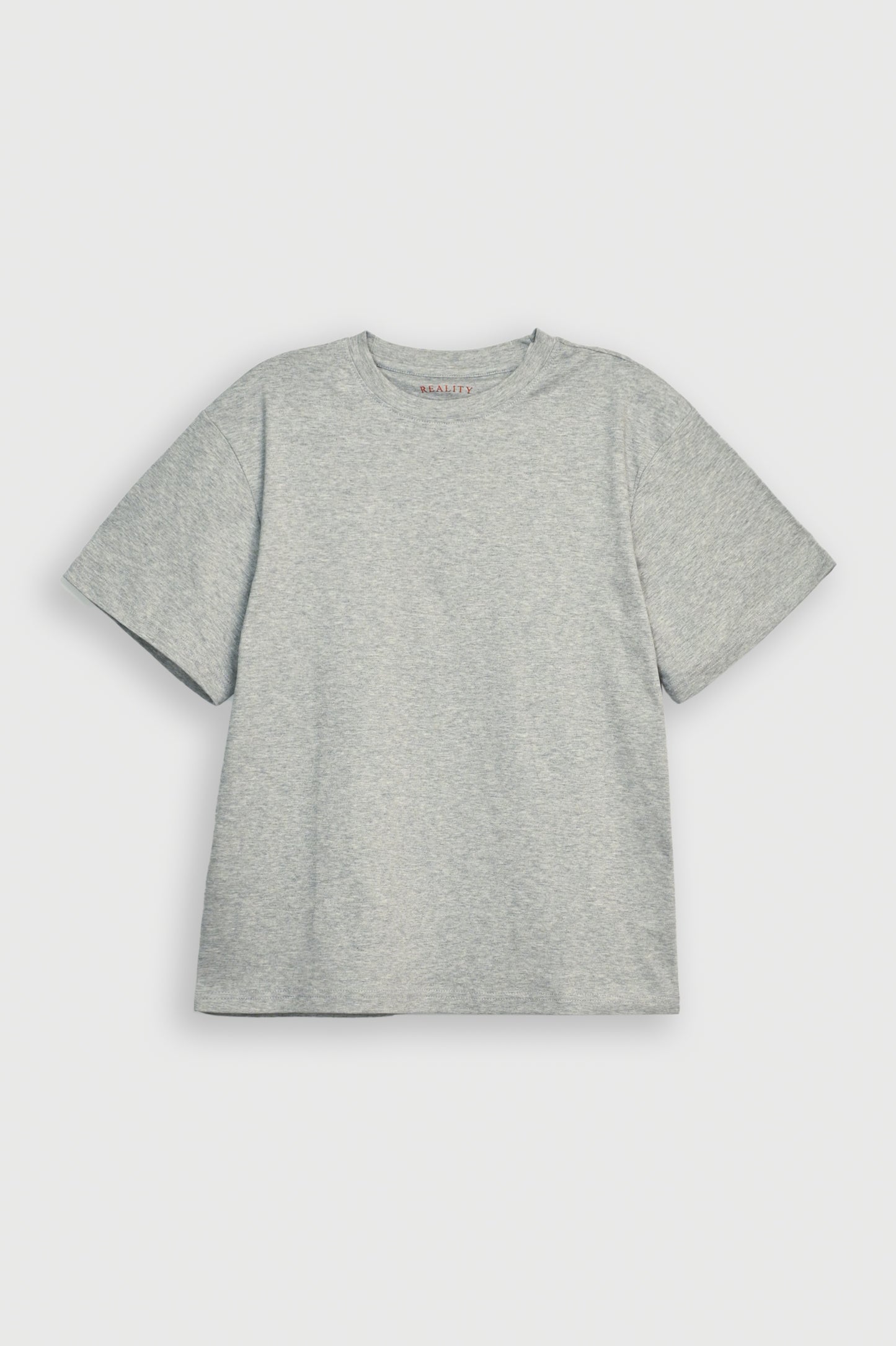 DOWN SHOULDER GRAY T-SHIRT