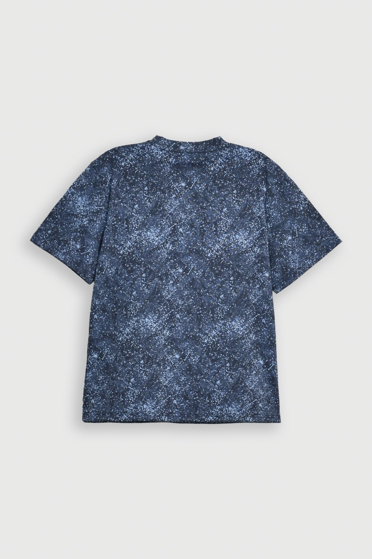 DOWN SHOULDER NAVY T-SHIRT