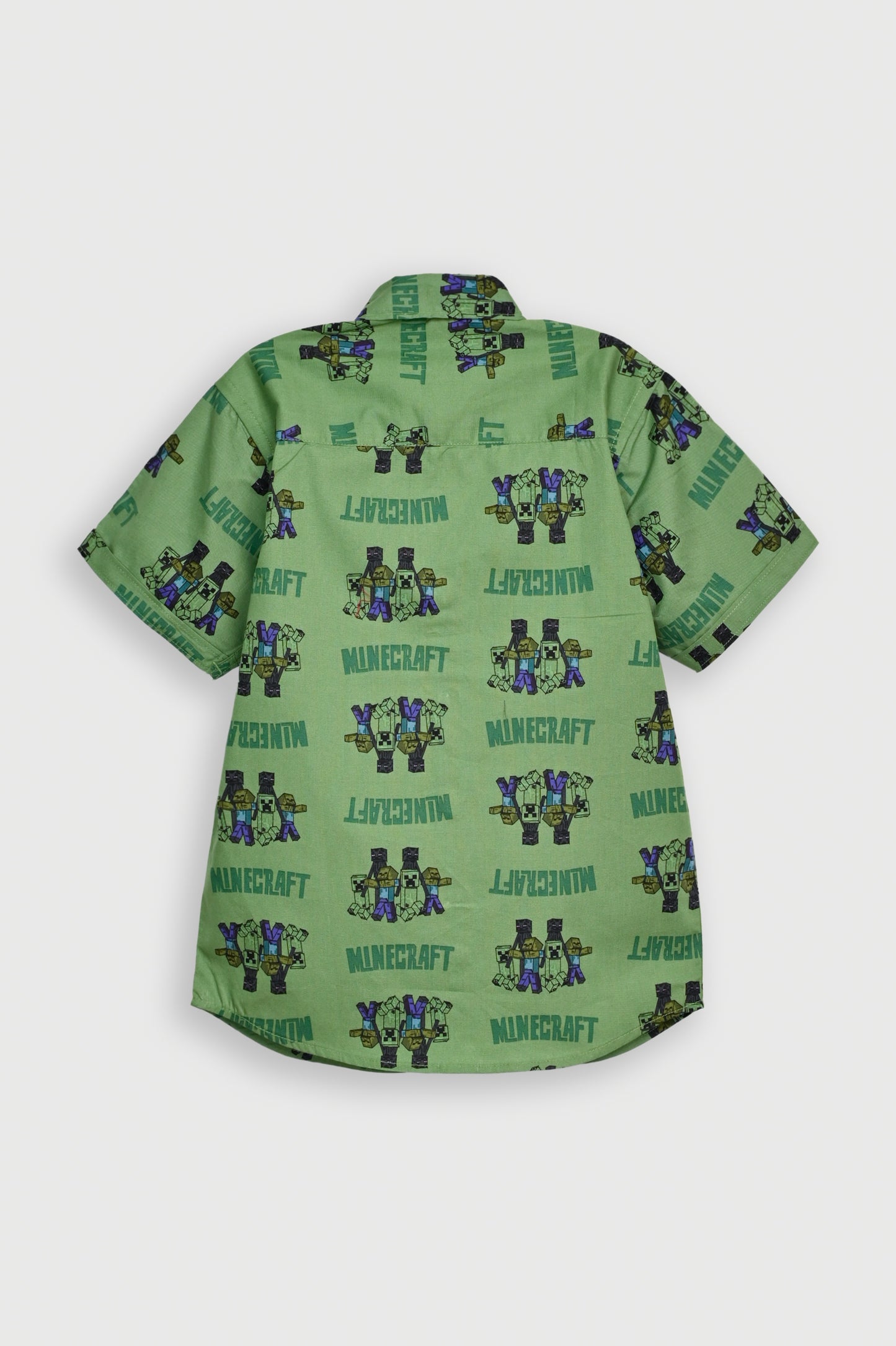 PRINTED GREEN SHIRT