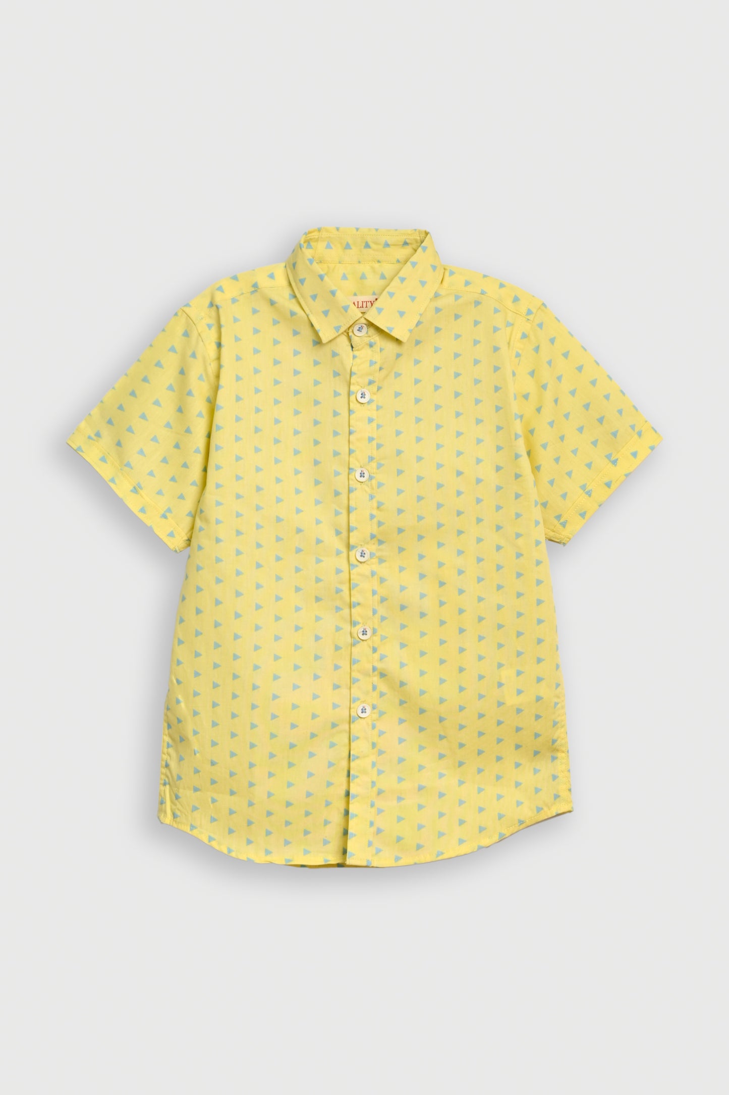 PRINTED YELLOW DOT SHIRT