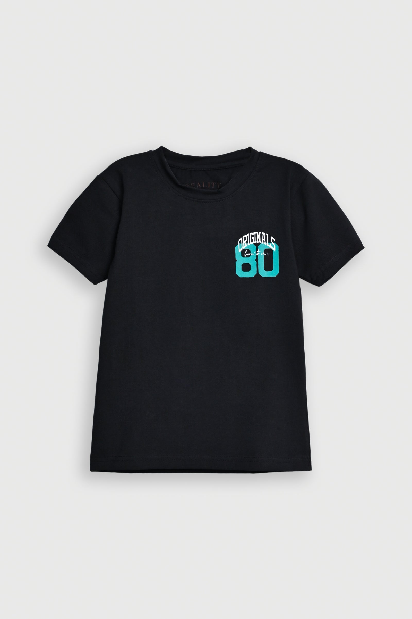 WORTHY GRAPHIC BLACK TEE Reality