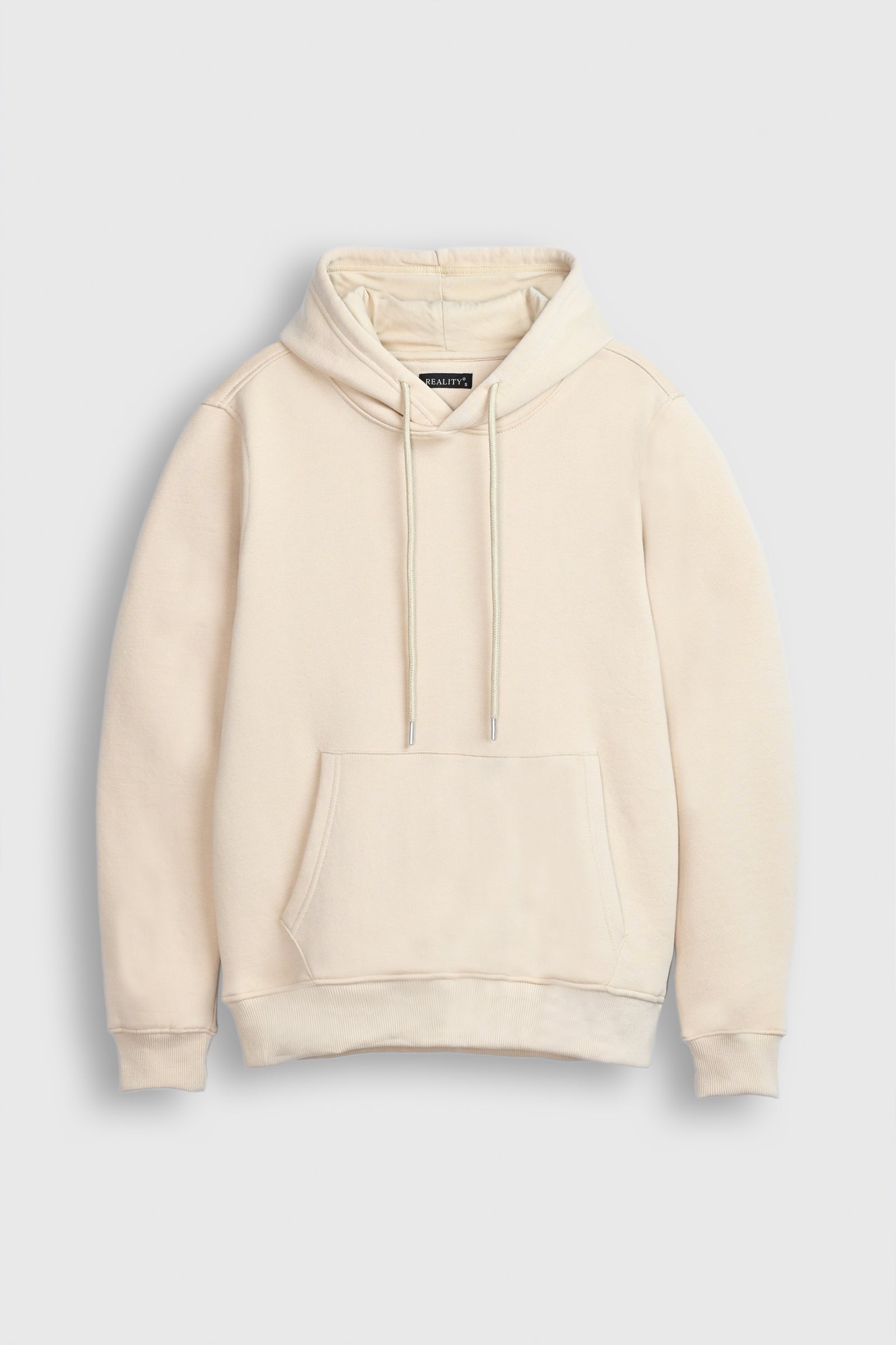 Oatmeal-Colored Pullover Hoodie Reality