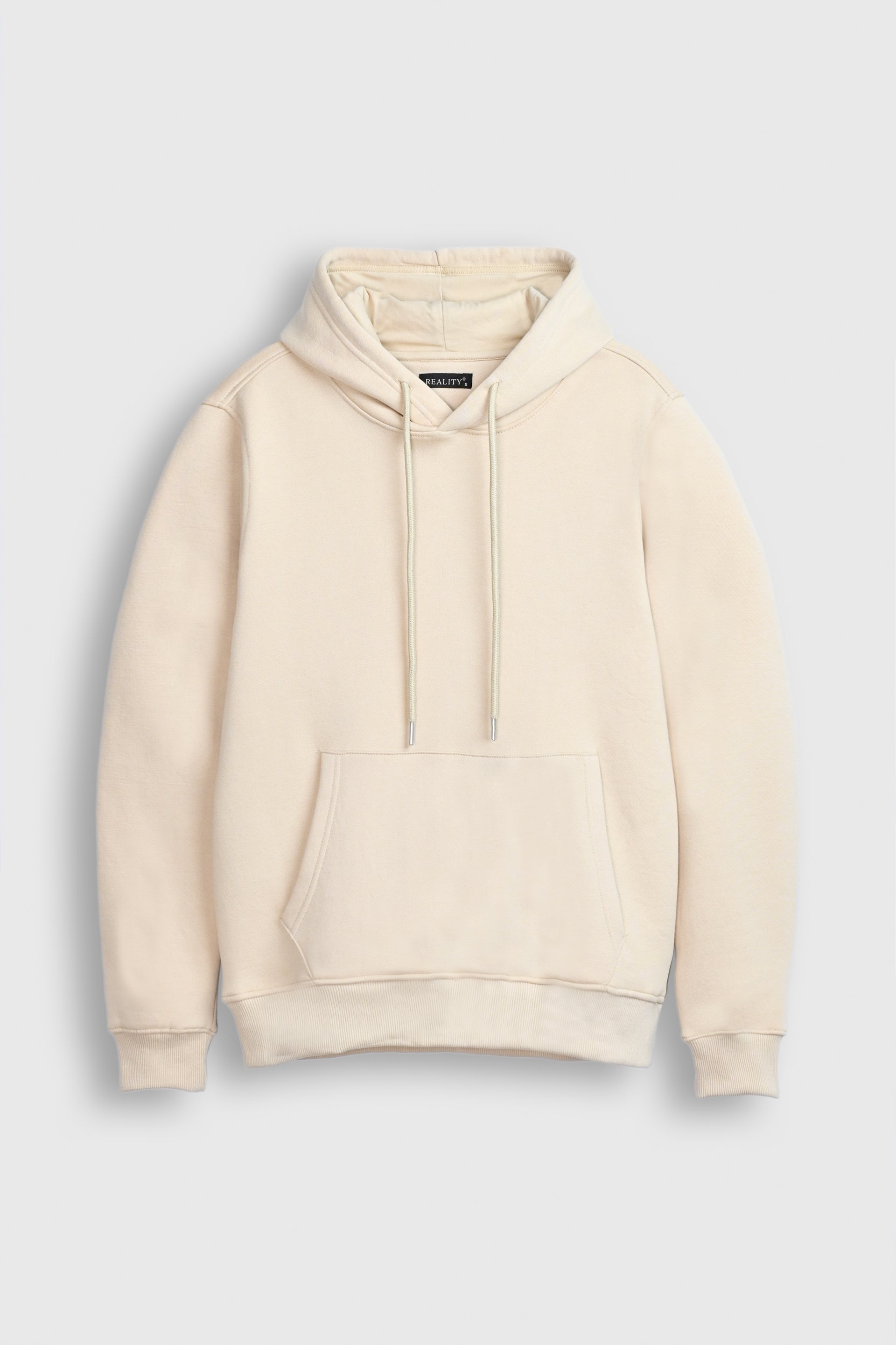 Oatmeal-Colored Pullover Hoodie Reality