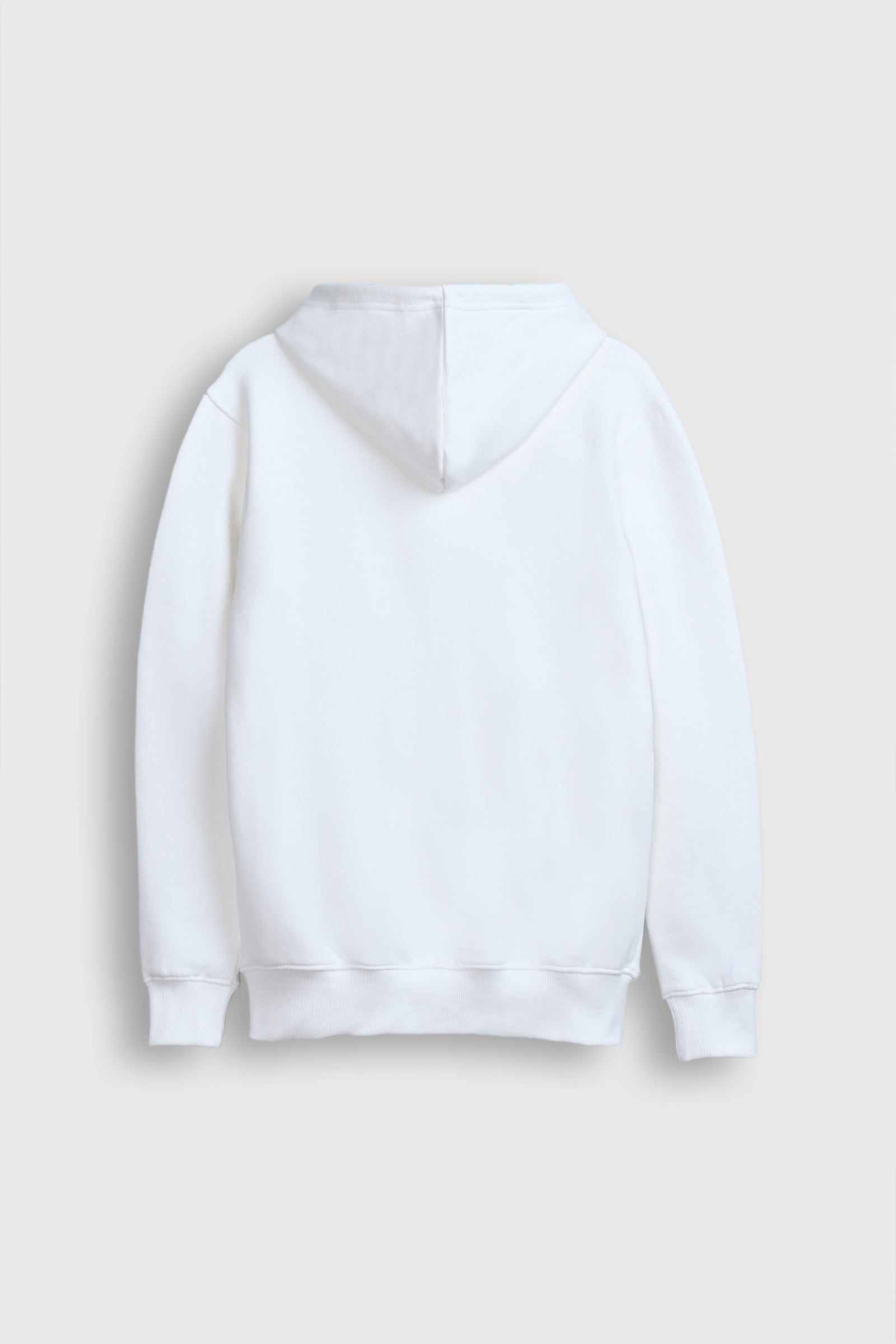 Crisp White Pullover Hoodie Reality