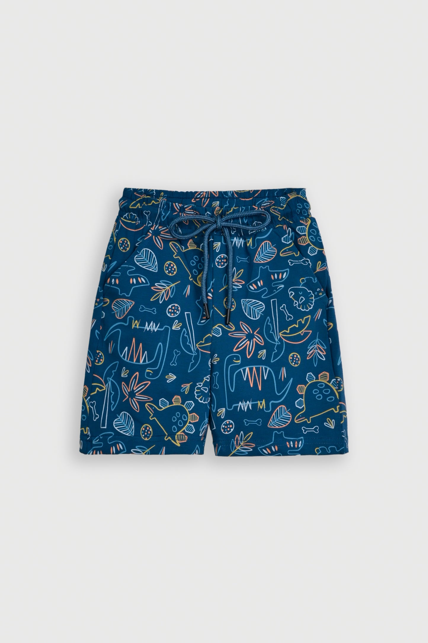 PRINTED PURPLE SHORTS