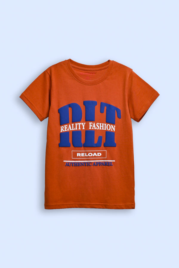 BOYS RUST T-SHIRT Reality