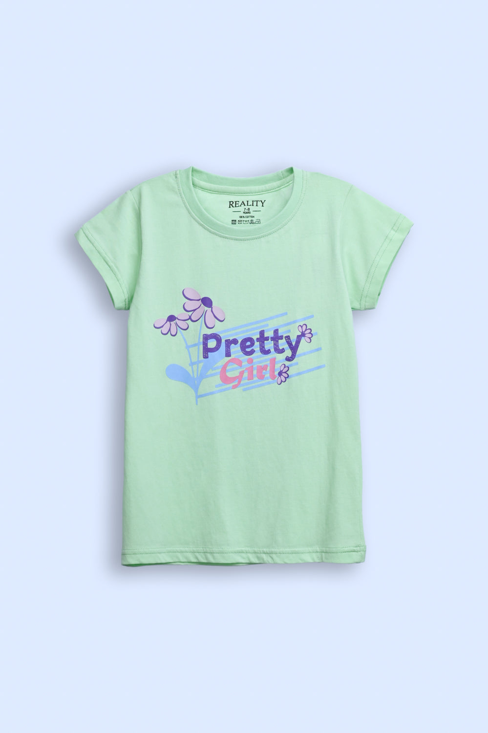 GIRLS LIGHT GREEN T-SHIRT Reality