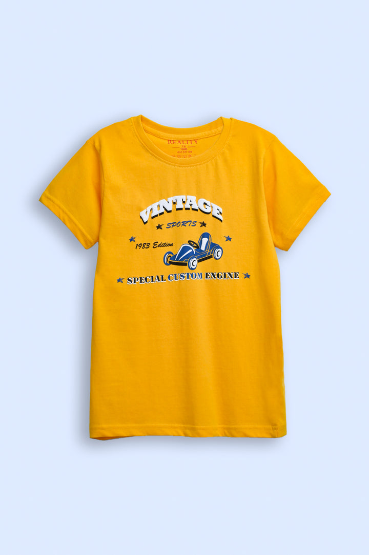 BOYS MUSTARD T-SHIRT Reality